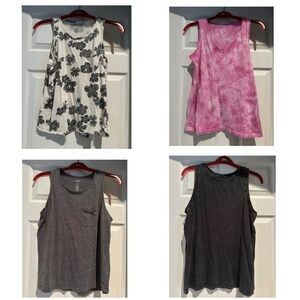 Lot of 4 Tank Tops — Sizes Medium/Large